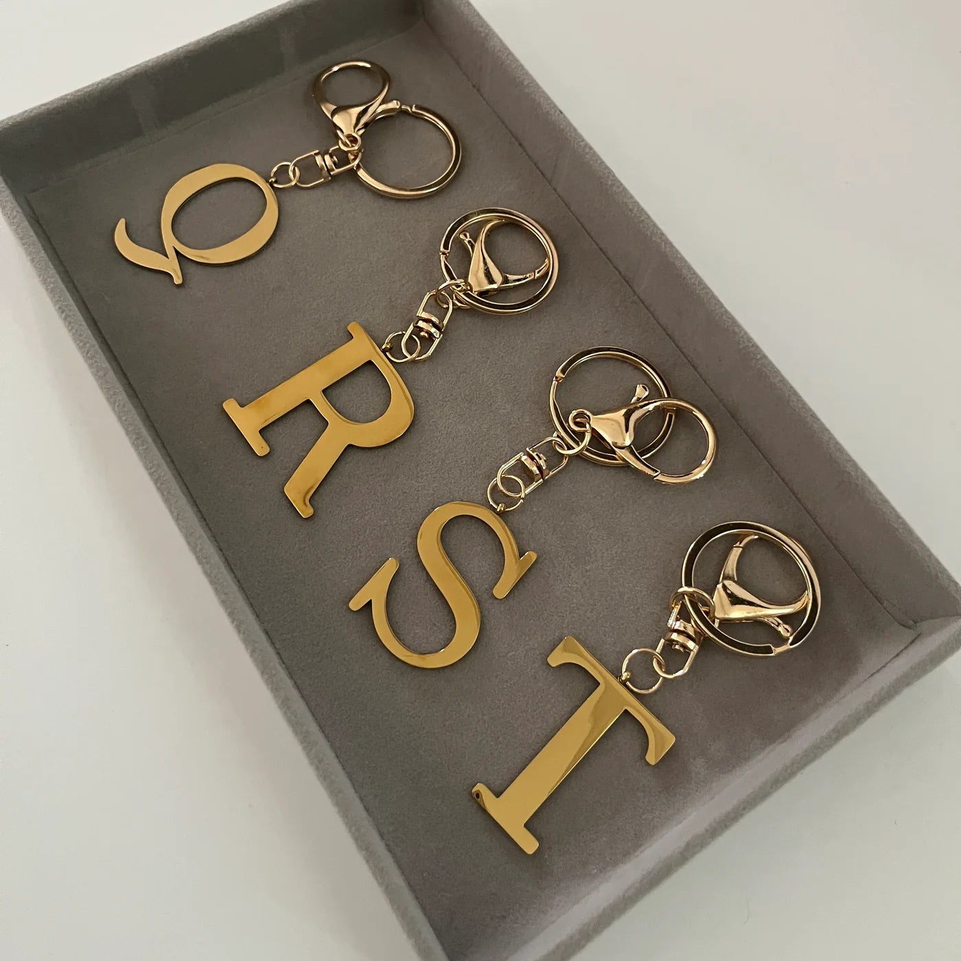 Initial Bag charm