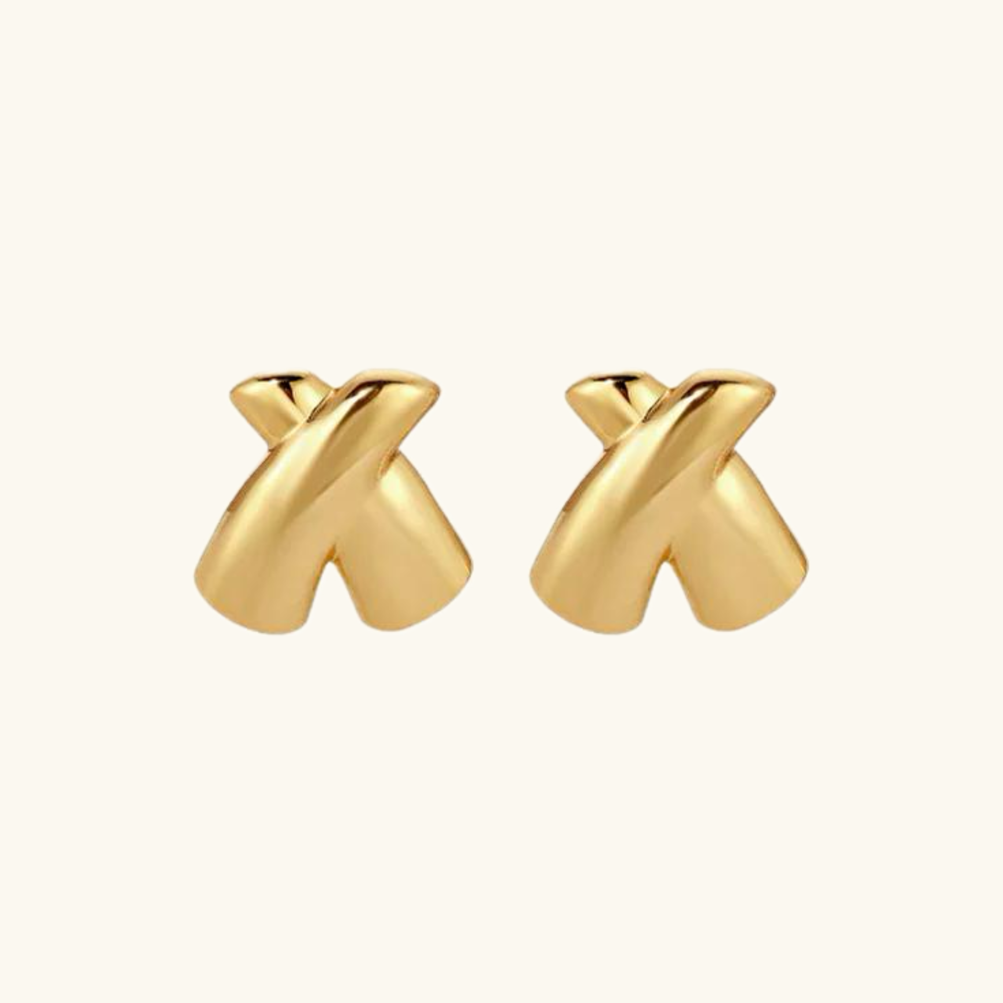 Kriss cross earrings