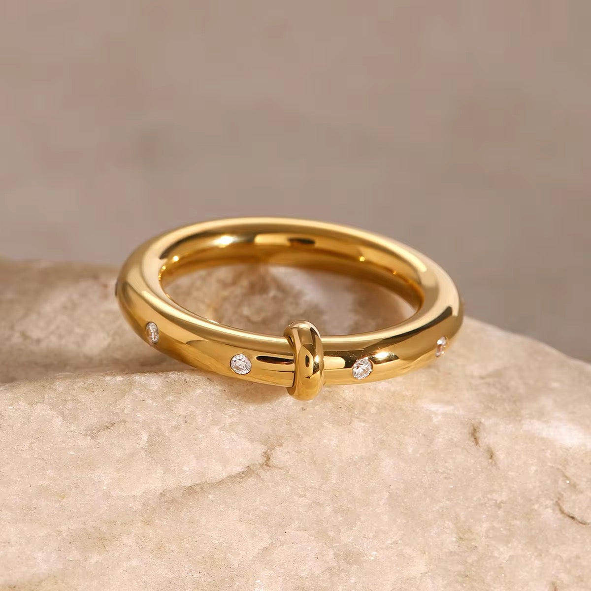 Isabella Ring-18k Gold Plated