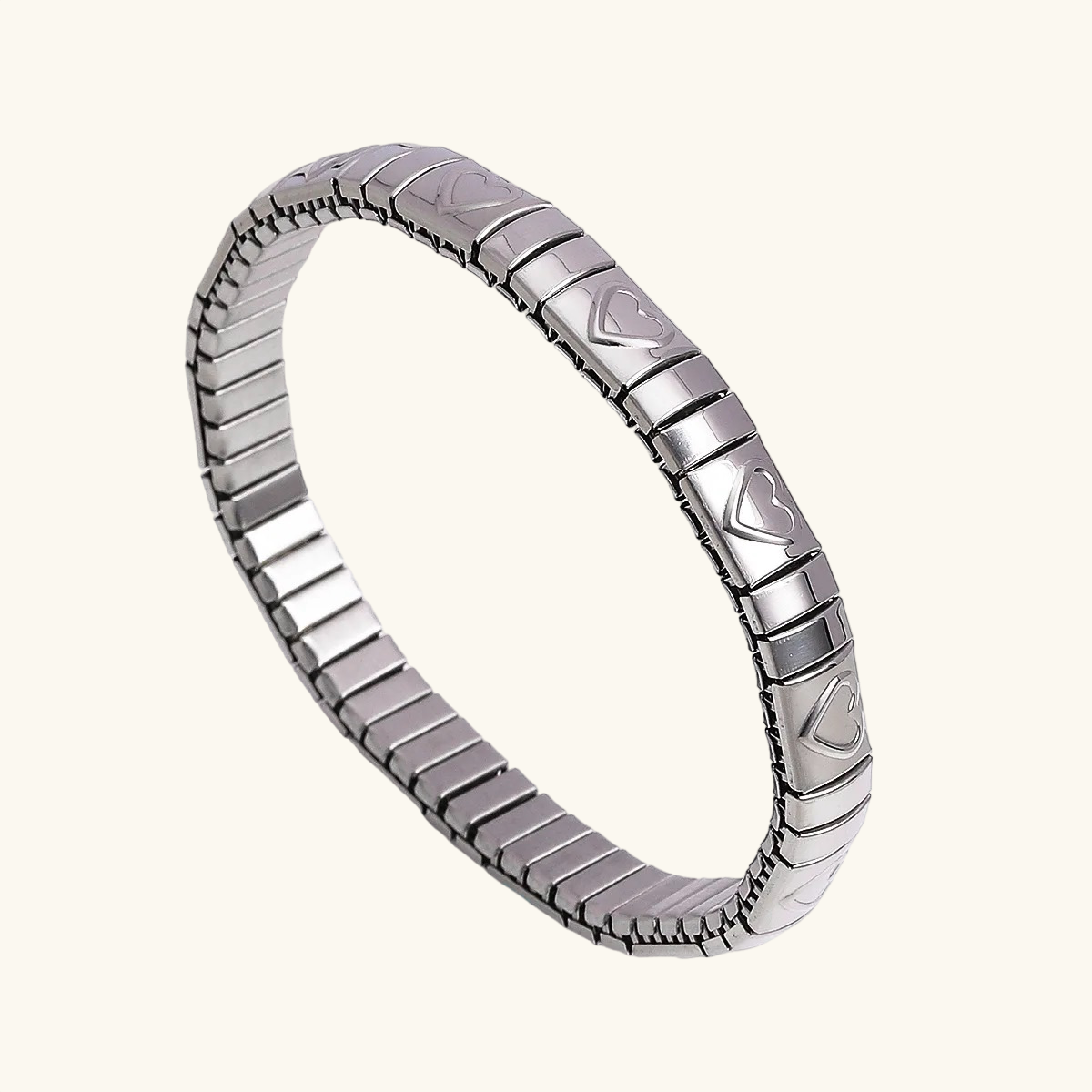 Love ribbed bracelet