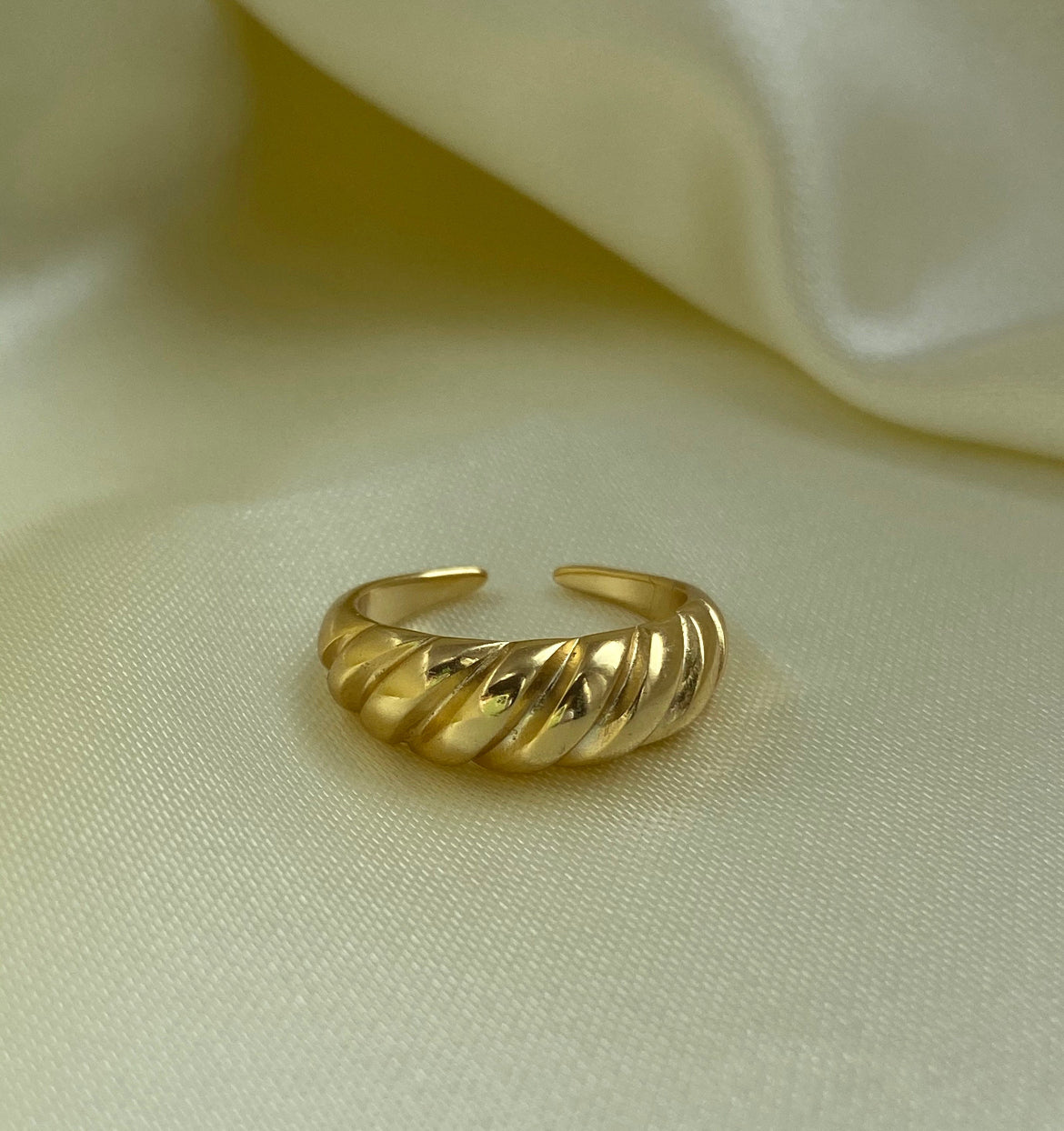 Twisted rope ring