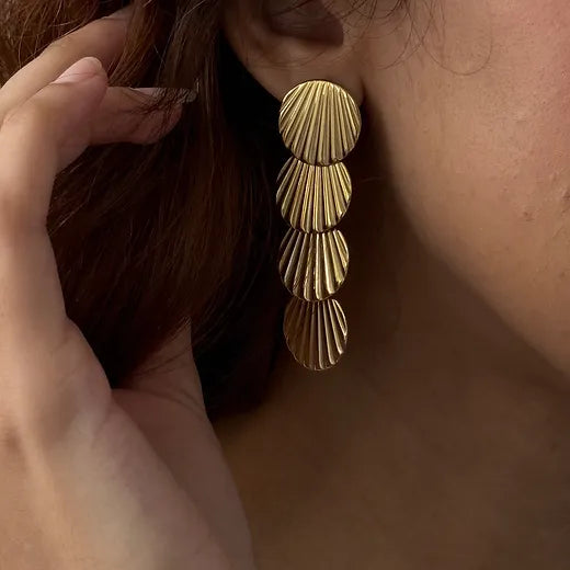 Roma earrings-18K Gold Plated