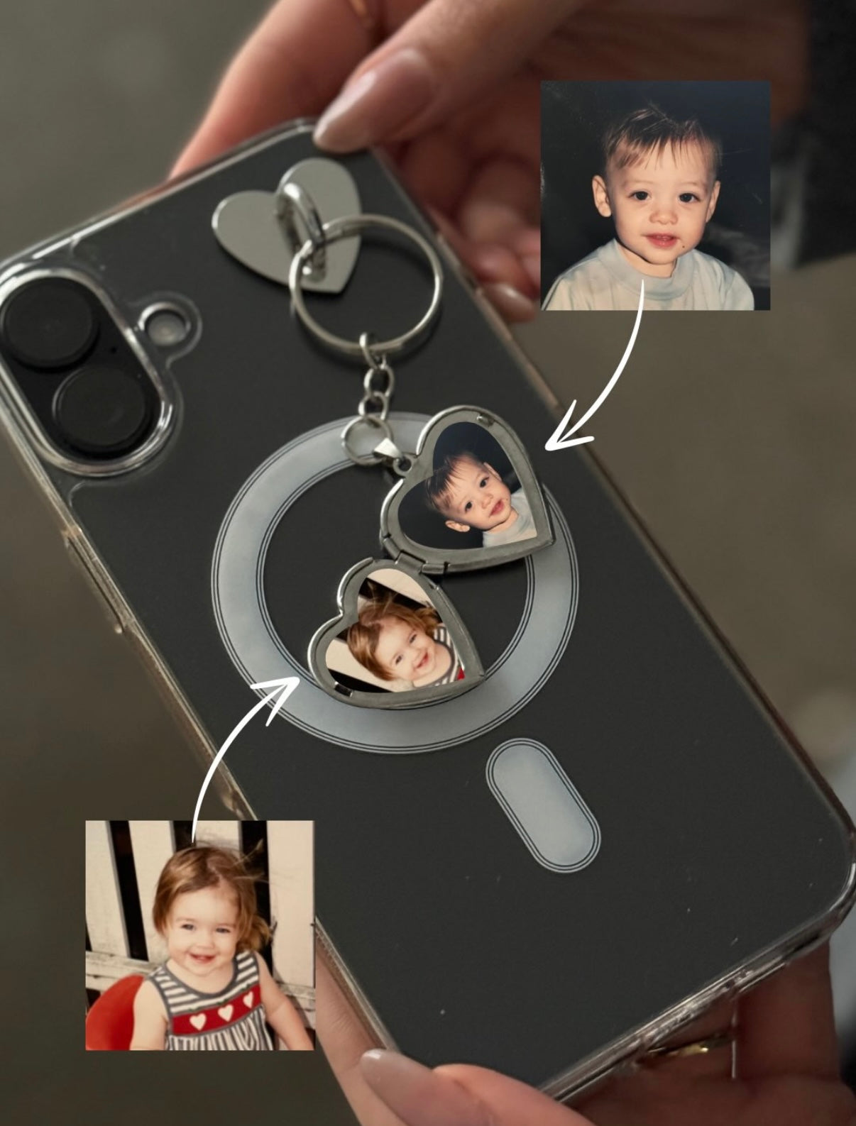 Always With Me Heart Keychain