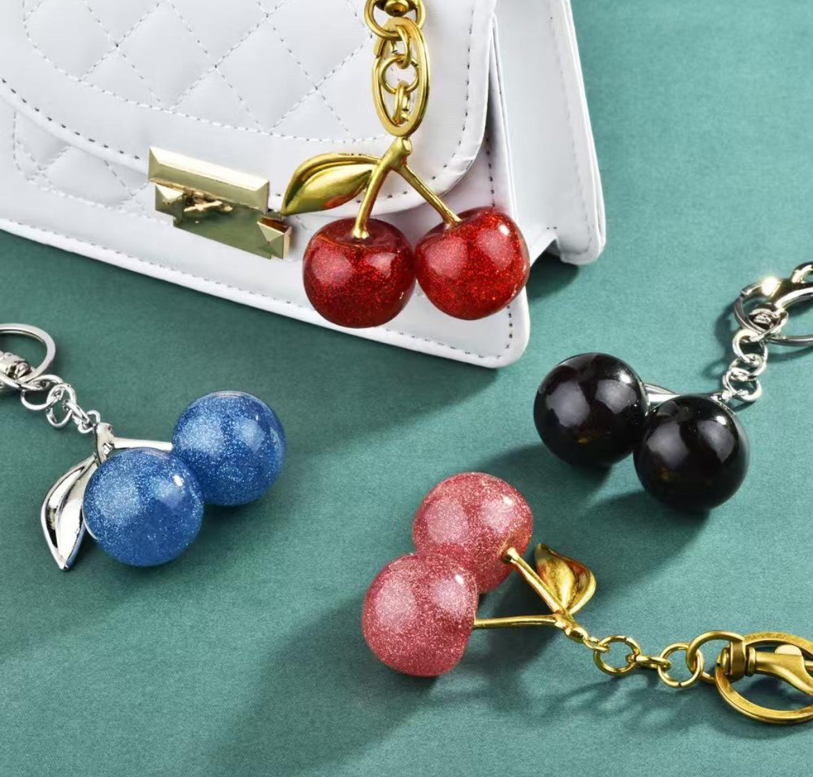 Cherry Bag Charm