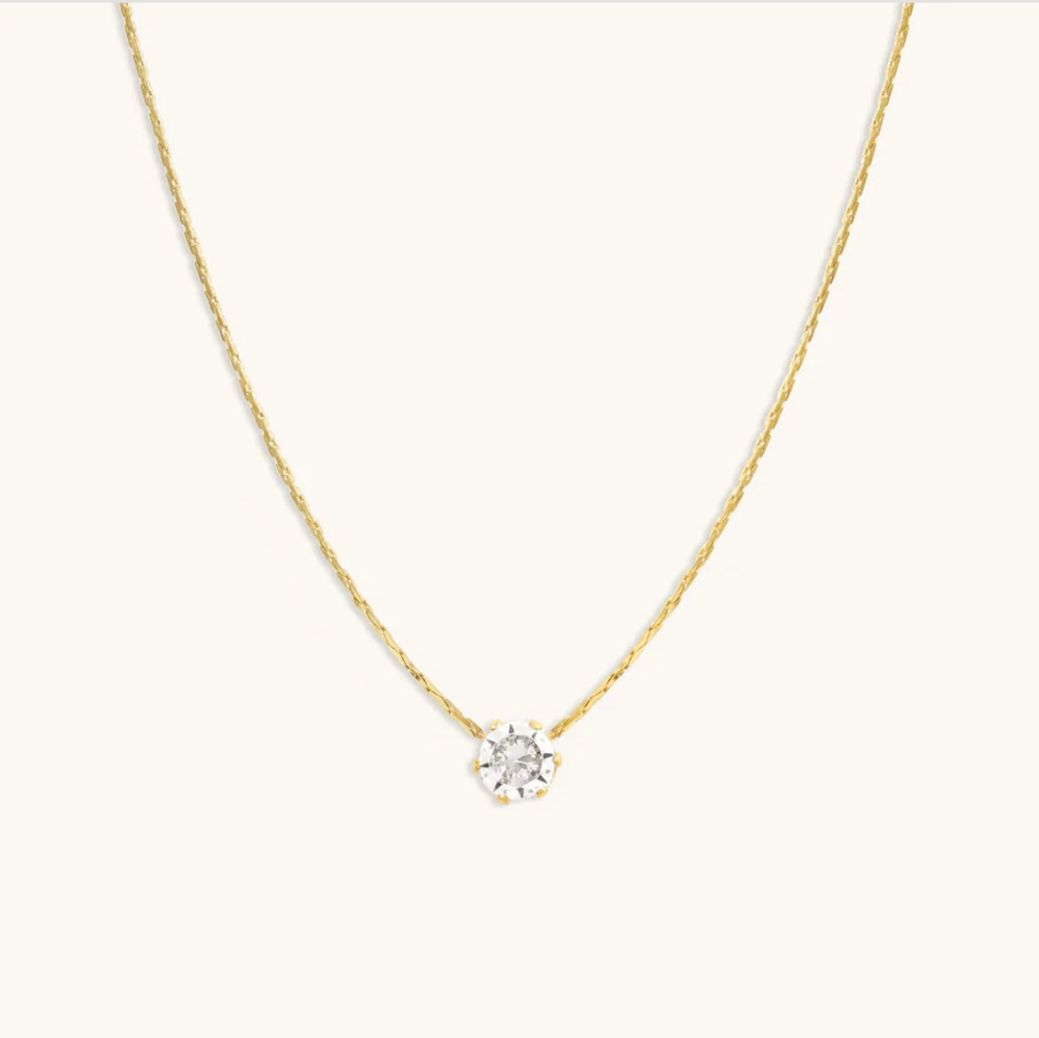 Enchanted diamond Necklace- 18k Gold Plated