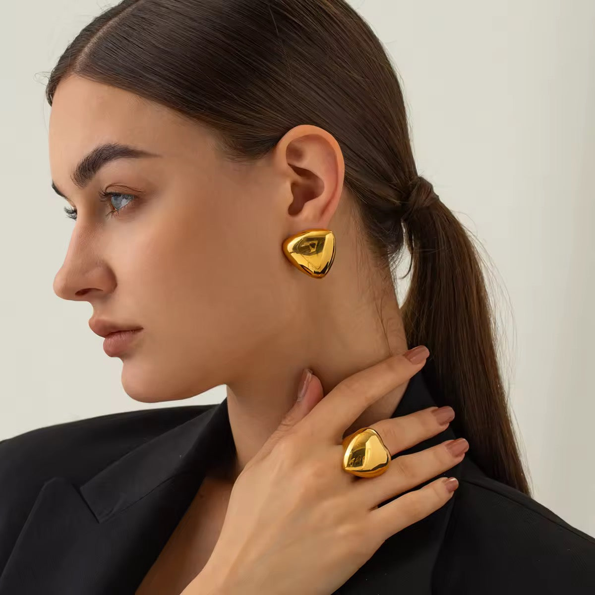 Mel statement earrings