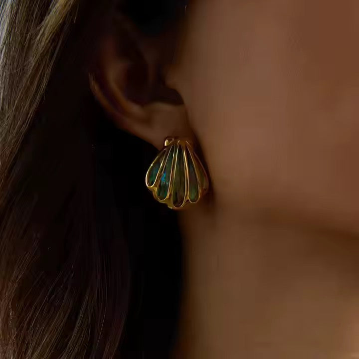Seashell earrings