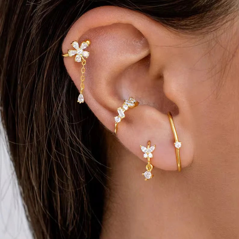 Styla earrings- (SET OF 4)