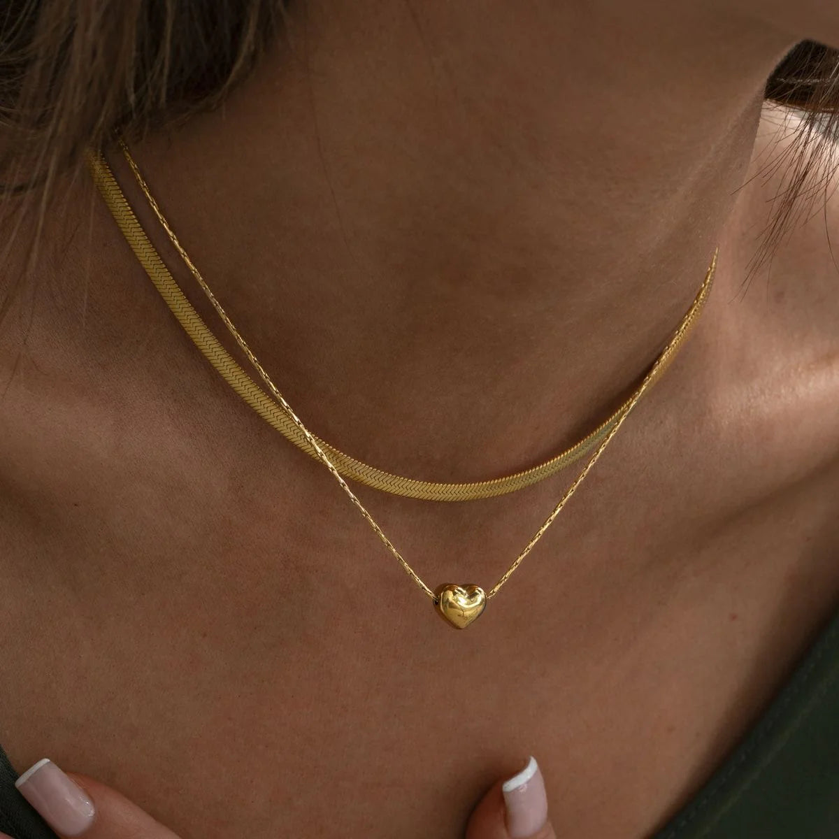 Little love necklace-18k Gold Plated