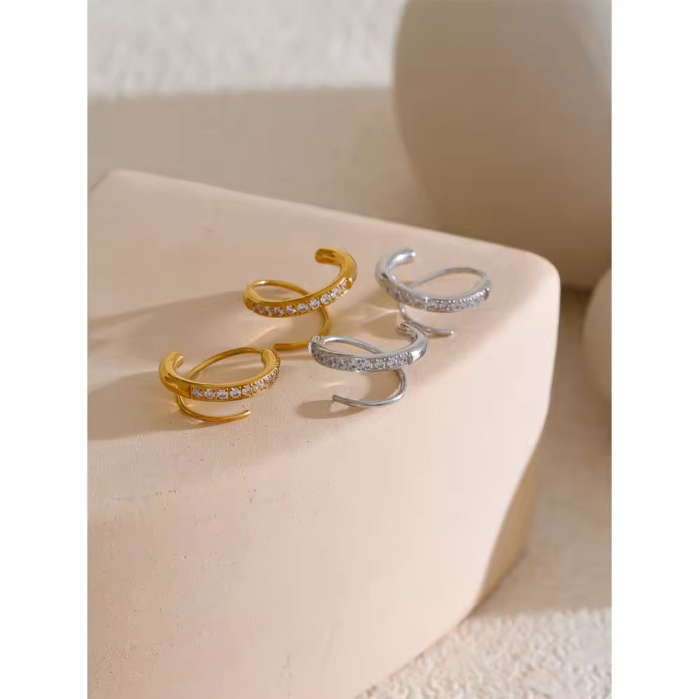 Twisties- 18k Gold Plated