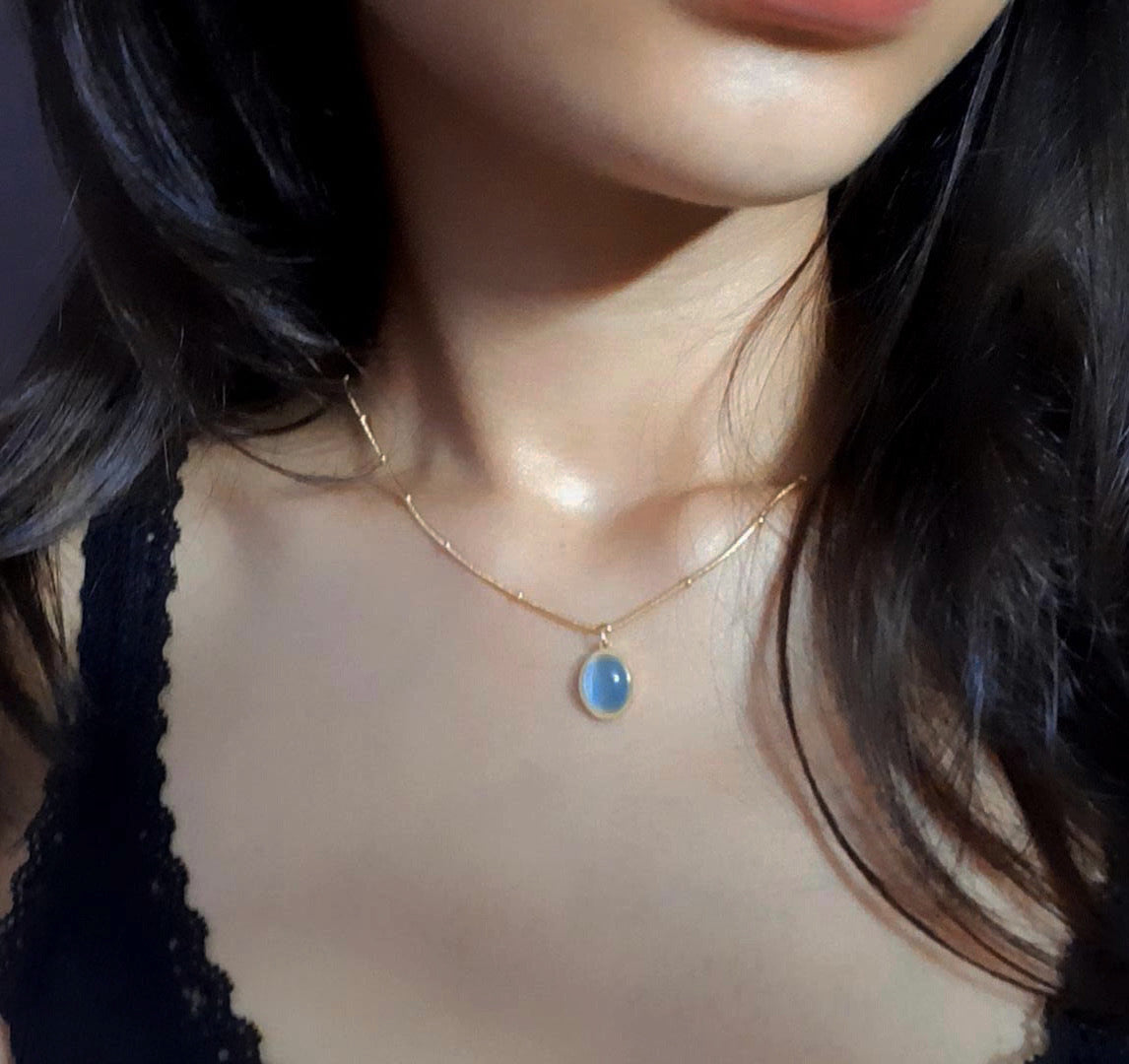 Ophal blue necklace