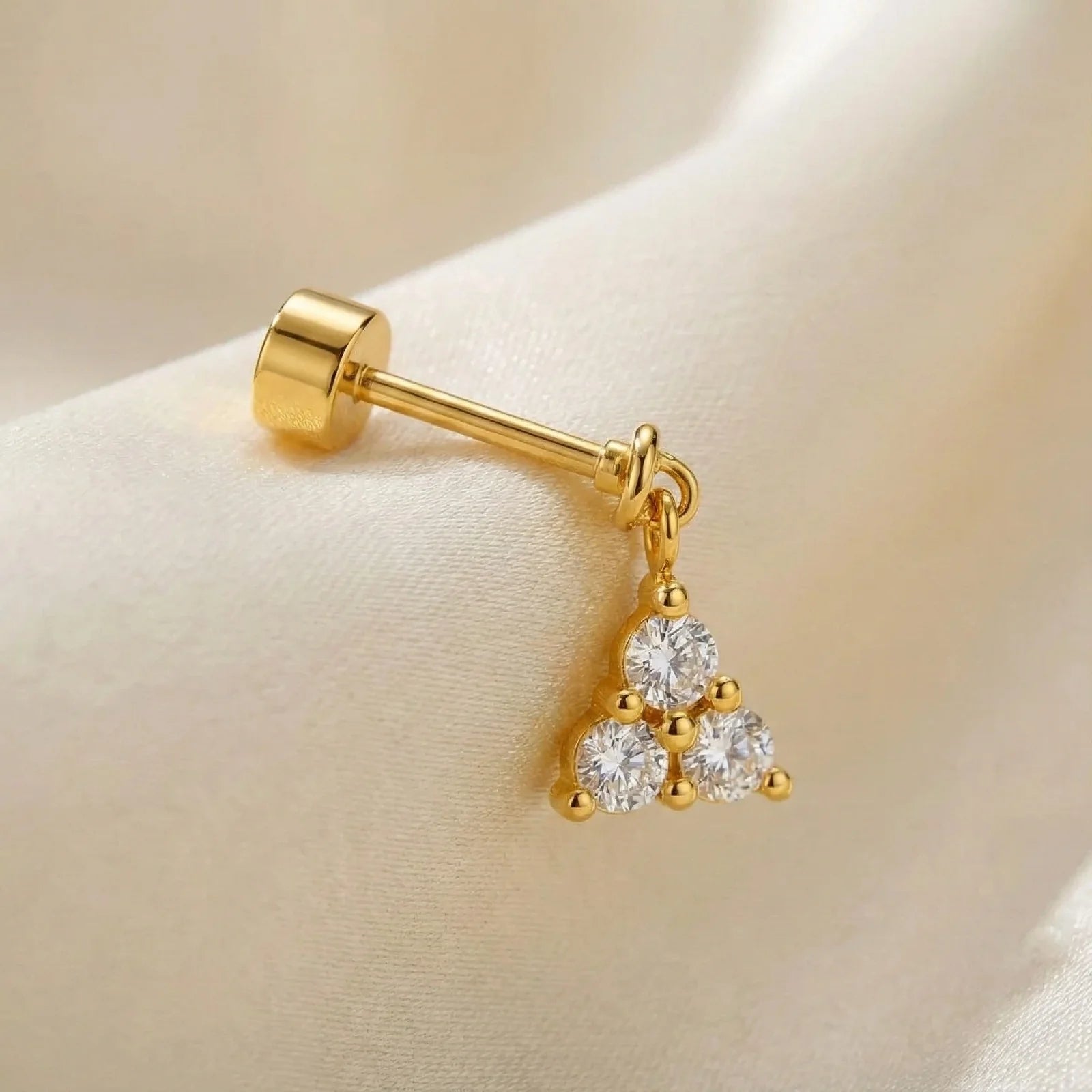 Tia Helix Stud (Pair)