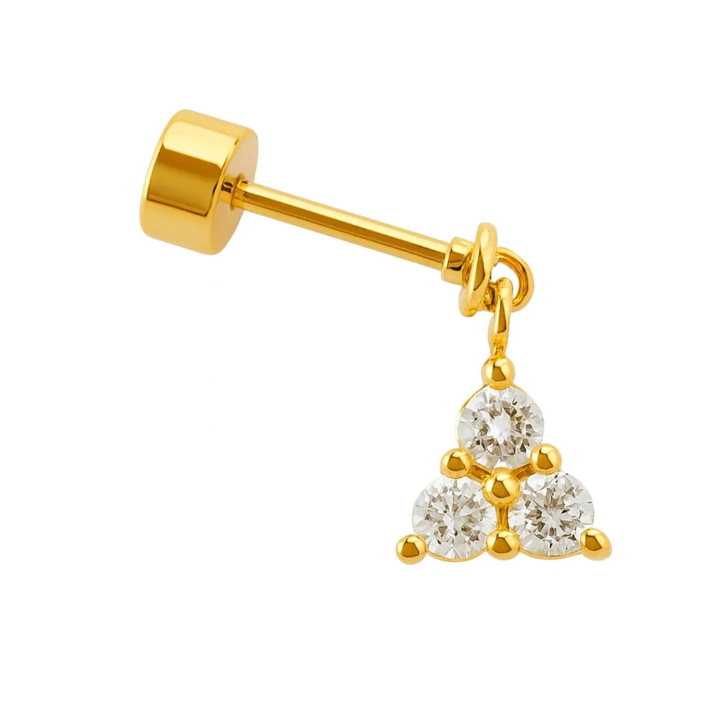 Tia Helix Stud (Pair)