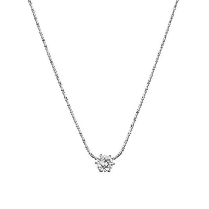 Enchanted diamond Necklace- 18k Gold Plated