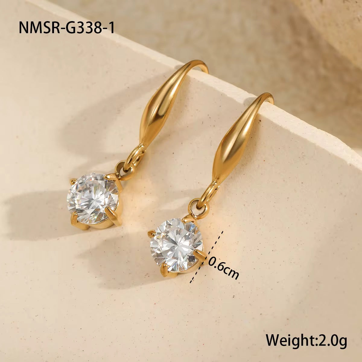 Tori Earrings-18K Gold Plated