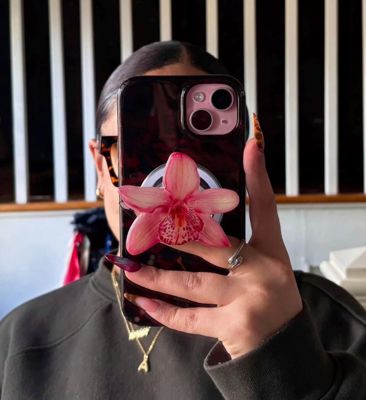 Flora phone popsocket