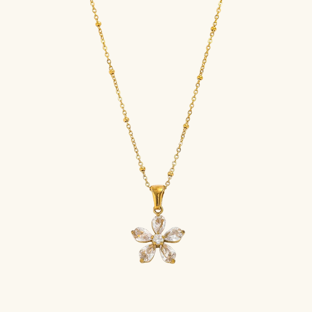 Flora necklace-18K Gold Plated