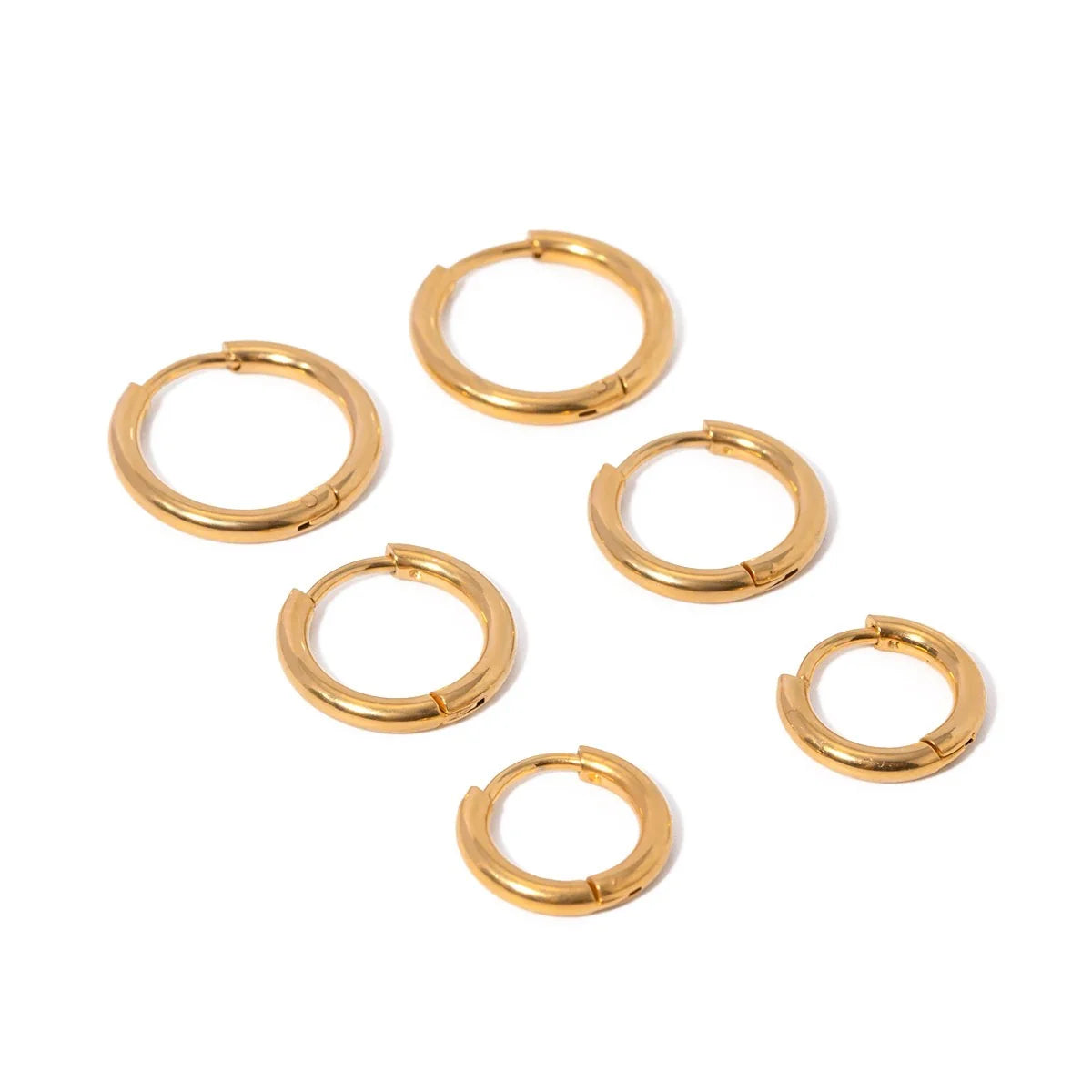 Timeless hoop set-18K Gold Plated