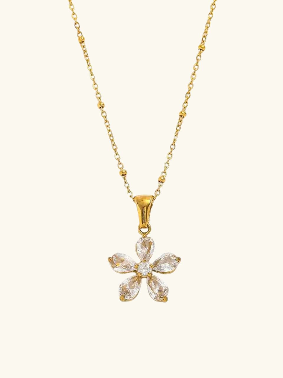 Flora necklace-18K Gold Plated