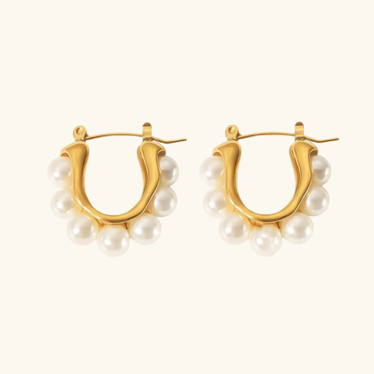 Pearl affair earrings