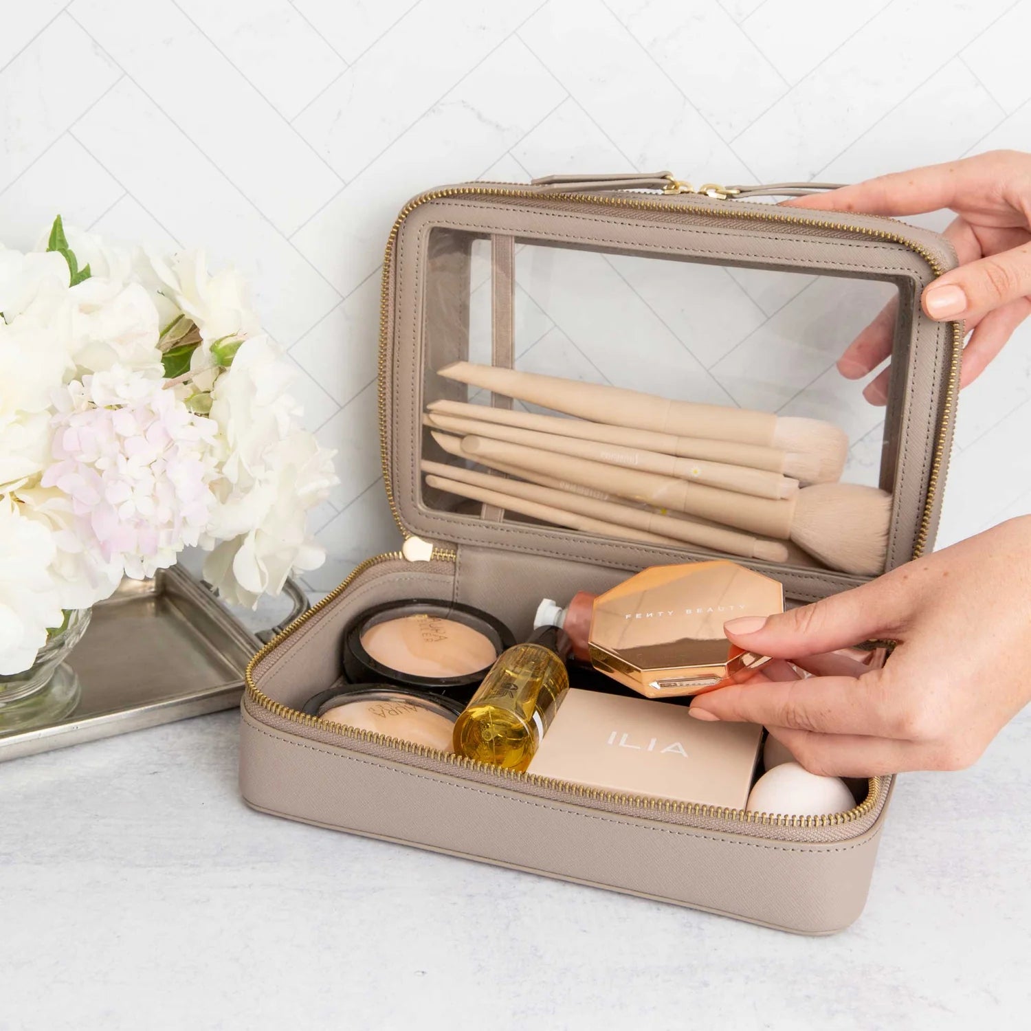 Clarity Jumbo Case | Clear Travel Cosmetic Bag