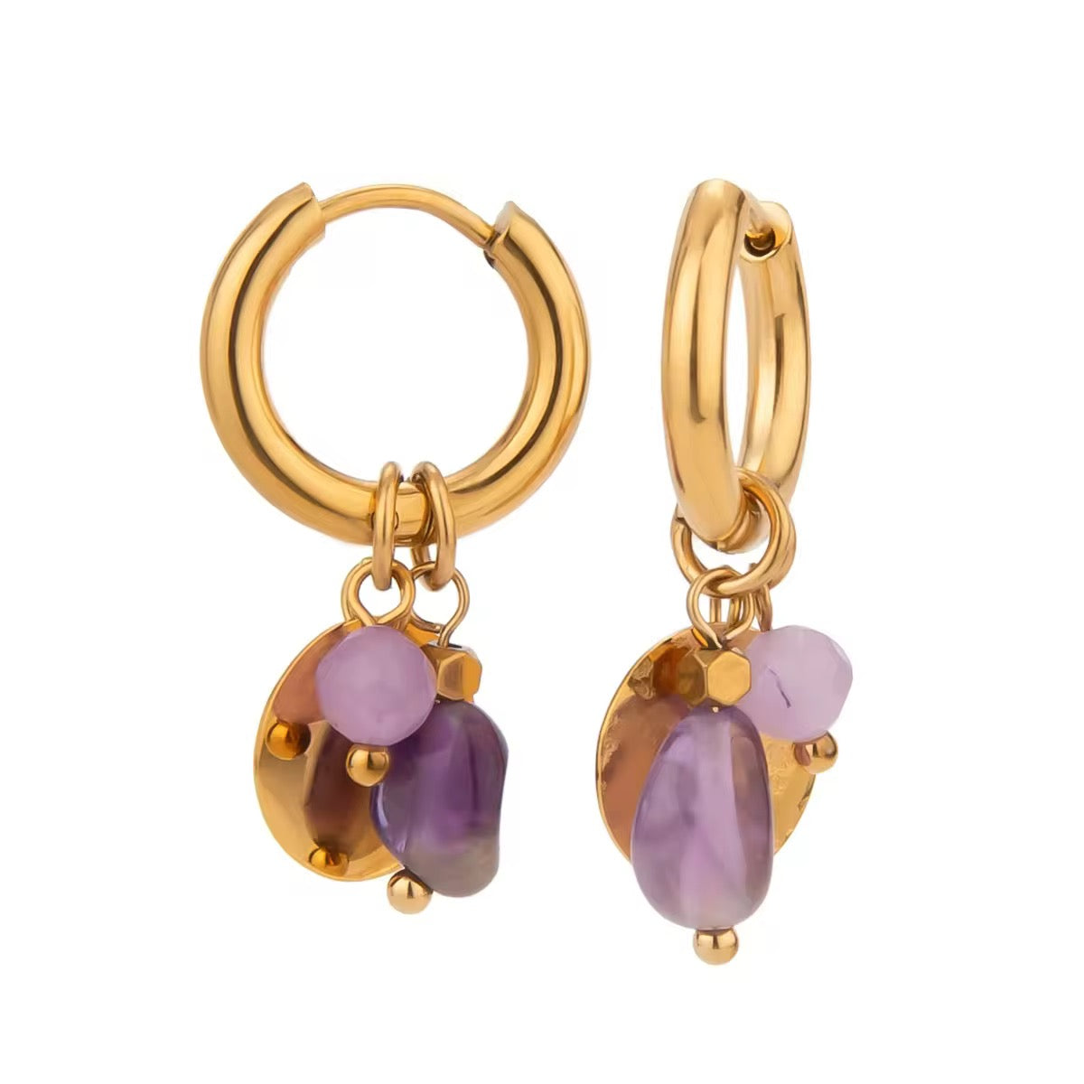 Purple haze earrings