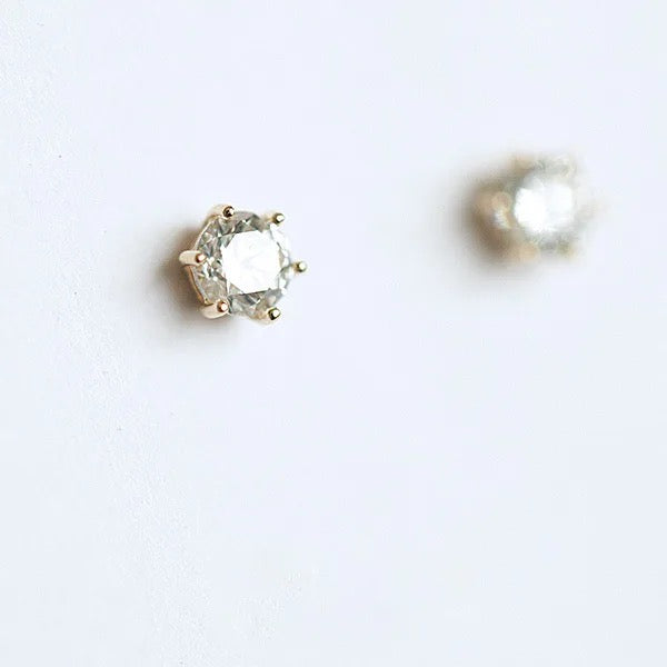 Diamond drop earrings