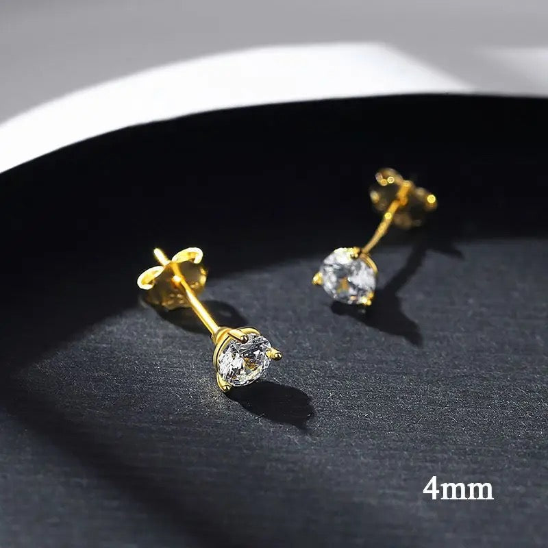 Diamond drop earrings