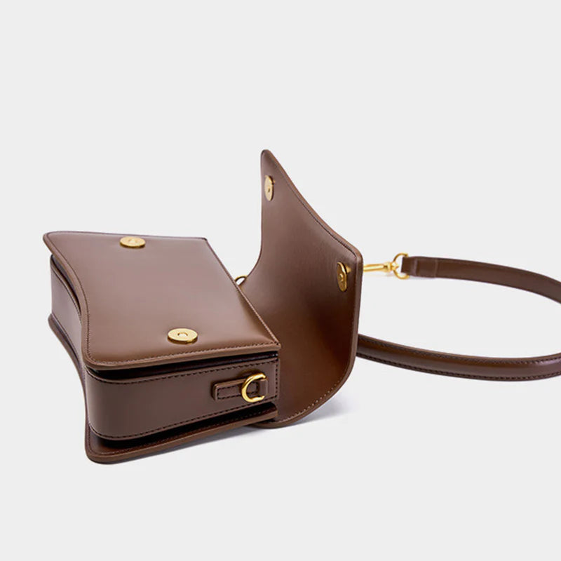 Minimalist Retro Genuine Leather Shoulder Bag