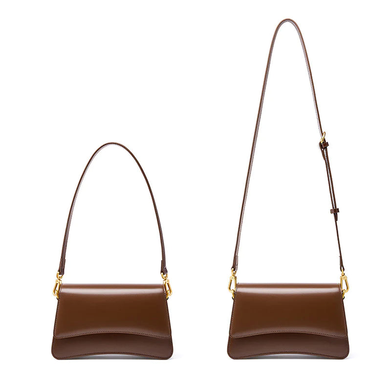 Minimalist Retro Genuine Leather Shoulder Bag