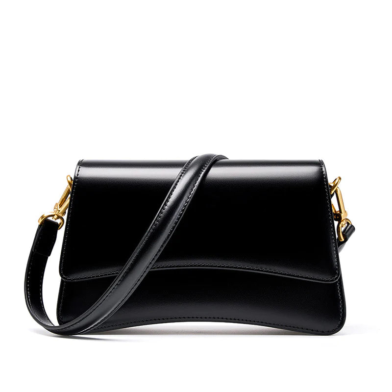 Minimalist Retro Genuine Leather Shoulder Bag