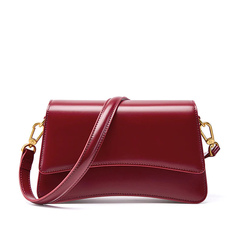 Minimalist Retro Genuine Leather Shoulder Bag