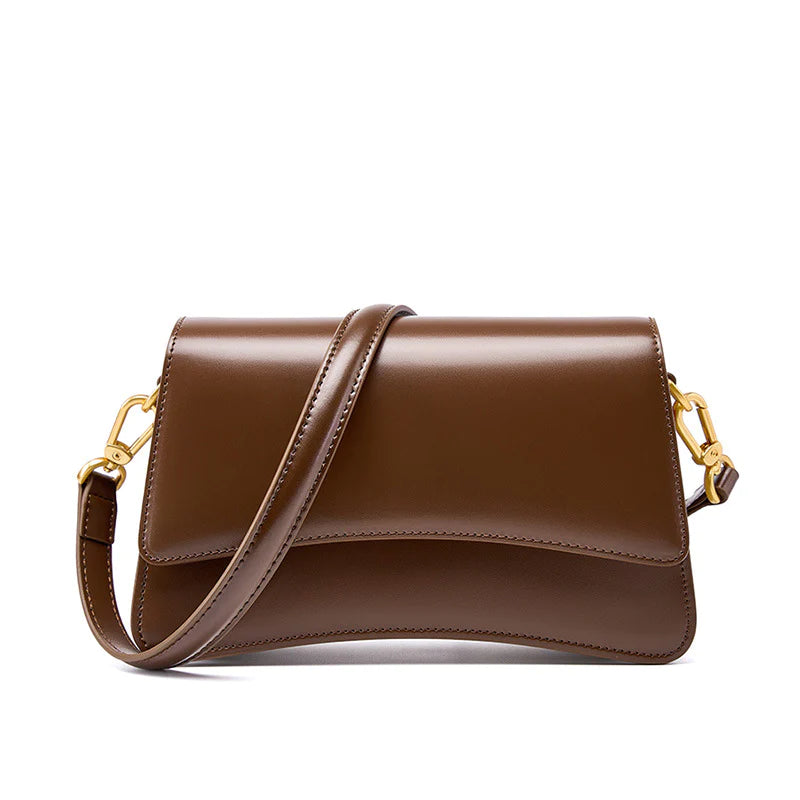 Minimalist Retro Genuine Leather Shoulder Bag