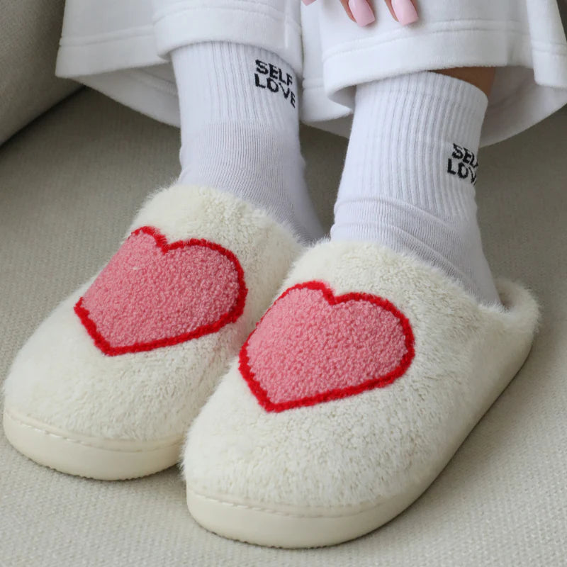 I heart you soft slippers