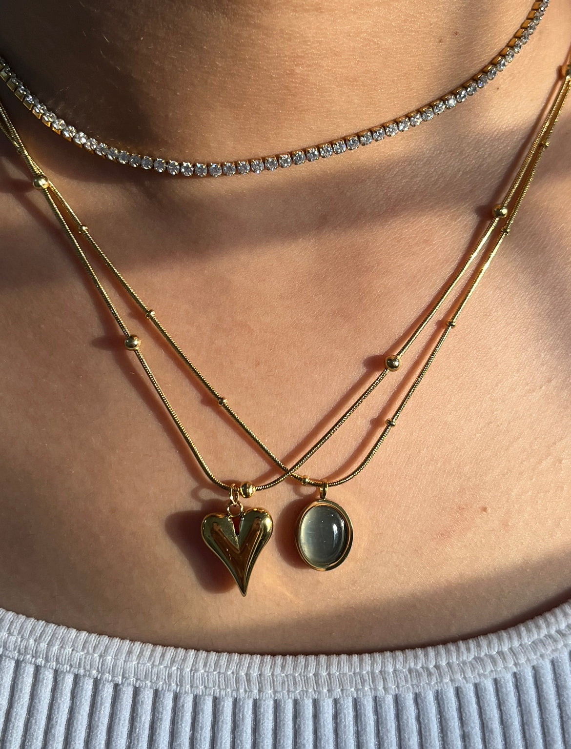 Solice heart necklace